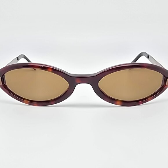 Moschino M3573-S 194/33 Tortoise Bronze Frame Brown Lens Sunglasses Italy 49mm main image 12